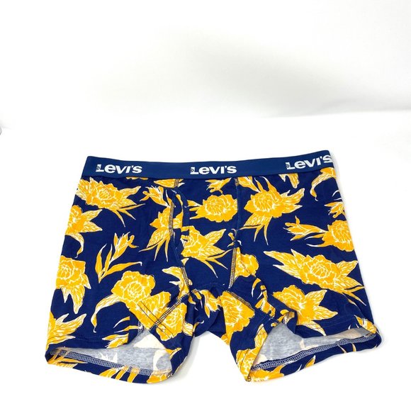 🌿Sale🌿 3-pack Levi's Men's Size S L Boxer Brief Cotton Navy Blue 37453 0593 - Picture 6 of 7